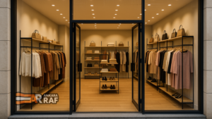 Butik Raf Sistemleri 222 butik mağaza rafı iç düzeni