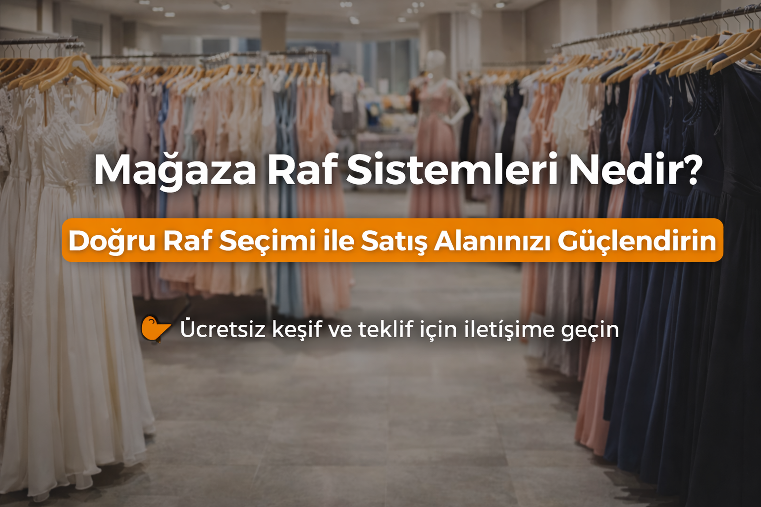 Ankara’da giyim mağazaları için modern ve estetik mağaza raf sistemleri