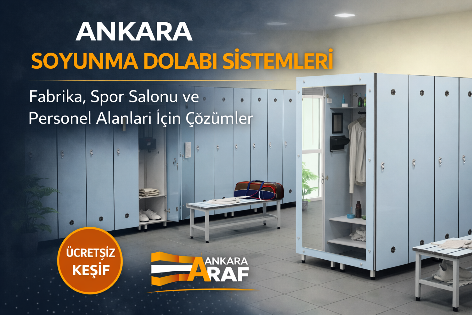 ankara soyunma dolabı sistemleri fabrika spor salonu ve personel alanları için dolap çözümleri